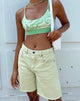Immagine di Motel X Barbara Kristoffersen Pantaloncini di jeans loose fit in salvia