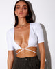 Immagine di Liena Top in Rib White