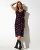 immagine di Lona Maxi Dress in Plum Daisy Embro