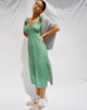 Immagine di Lona Midi Dress in Paisley Fun Green