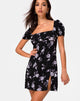 Immagine di Lonma Mini Dress in Bianco Rosa Nero