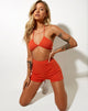 Immagine di Ruvi Crop Top in Rib Tangerine
