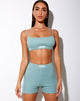 Immagine di Lou Hot Pant in Seafoam Angel Embro in bianco