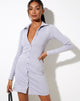 Immagine di Luiza Mini Dress in Rib Lunar Rock