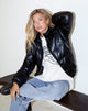 Immagine della giacca Puffa Puffer in PU Nero
