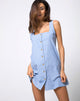 Immagine di Madison Slip dress a righe blu