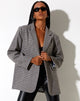 Immagine di Maiwa Blazer in lana grigio e nero