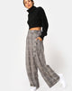 Immagine di Majustie Pantalone a vita alta in Charles Check Grigio