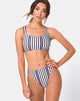 Immagine di Malee Bikini Top in New Stripe