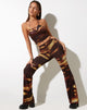 Immagine di MOTEL X IRIS Mares Flare Trouser in Bleach Drip
