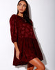 Immagine di Mareta Tea Dress in Satin Rose Mulberry