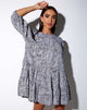 Immagine di Mareta Tea Dress in Leo Spot Bianco e Nero