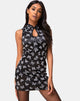Immagine di Marli Dress in Black Butterfly Flock