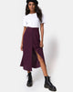 Immagine di Marni Gonna Midi in Skater Polka Vino