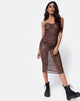 Immagine del vestito Mauna in maglia leopardata