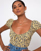 Immagine di Mazu Top in Mini Bloom Yellow