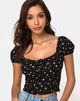 Immagine di Mazu Top in Pretty Petal Black