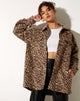 Immagine di Medita Shirt in Brown Animal