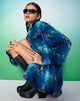 Immagine di MOTEL X OLIVIA NEILL Medita Shirt a quadri blu