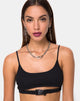Immagine di Milipe Crop Top in nero Fibbie