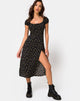 Immagine di Milla Midi Dress in Pretty Petal Nero