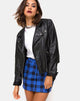 Immagine di Mini Broomy Gonna in Tartan Blu