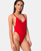 Immagine di Miro - Costume da bagno a coste rosse