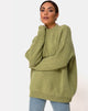 Immagine di Mody Jumper a coste verdi