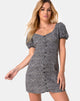 Immagine di Montero Dress in Ditsy Leopard Grigio