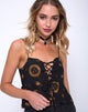 Immagine di Moode Cami Top in Celeste Nero