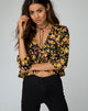 Immagine di Mosca Plunge Top in Agatha Flower