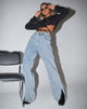 Immagine dei jeans Split Parallel con lavaggio blu chiaro