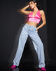 immagine di Nanda Crop Top in Satin Pink