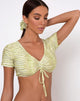 Immagine di Nachi Bikini Top in Croc Green