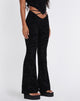 immagine dei pantaloni Nancha Flare in Zebra Flock Nero