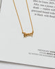 Immagine della collana in oro "Miele