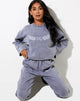 Immagine di Niyo Felpa in Charcoal Wash Angel Energy Wings