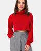 Immagine di Nizer - Maglia a collo alto in rosso