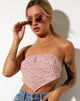 Immagine di Nolda Crop Top in Flower Fun Lilac Lemon
