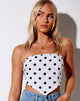 Immagine di Nolda Top in 80s Polka Bianco