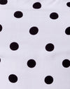 80s Polka Bianco