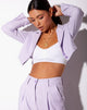 Immagine di Noly Cropped Blazer in viola