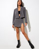Immagine di Shenka Mini Skirt in Charcoal sartoriale