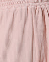 Velluto a coste rosa chiaro