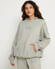 immagine della felpa con cappuccio oversize in Surf Blue Utopia
