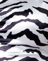 Zebra orizzontale in bianco e nero