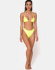 Immagine di Meeka Bikini Bottom in Coated Lime