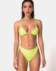 Immagine di Pami Bikini Top in Lime rivestito