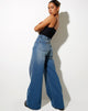 Immagine dei jeans Flare Parallel in lavaggio medio