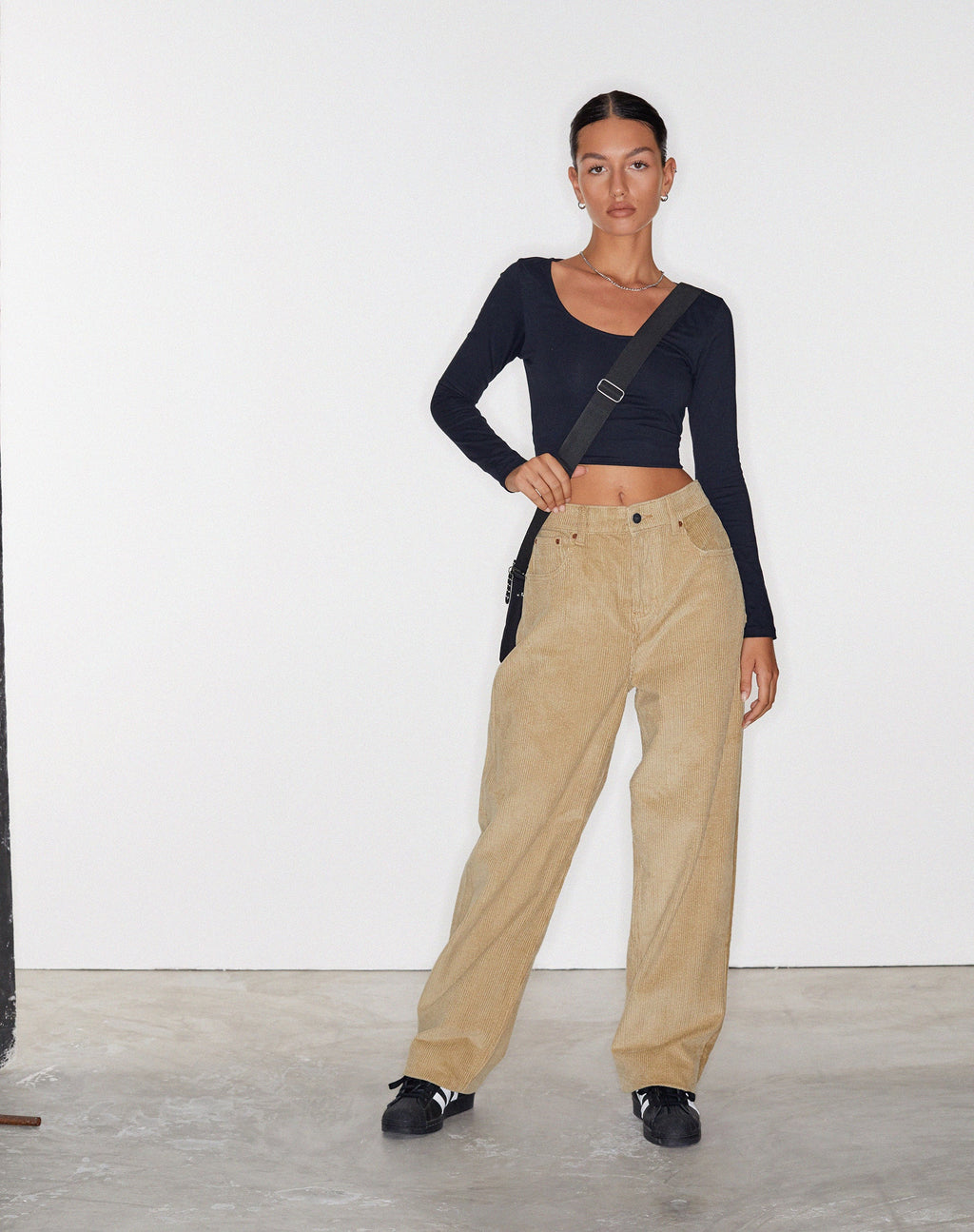Jeans Parallel in Corda Sabbia